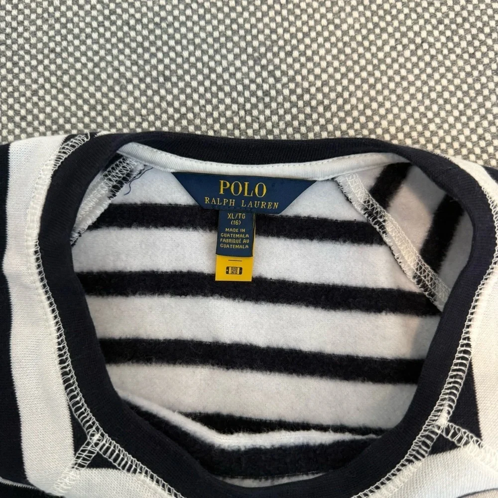 Polo Ralph Lauren Big Girls Polo Bear Fleece Dress size XL/16
